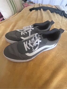 Men’s Vans Charcoal Gray and White Sneaker